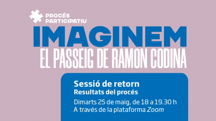 Taller 1 procés participatiu passeig Ramón Codina Taller 1 procés participatiu passeig Ramón Codina