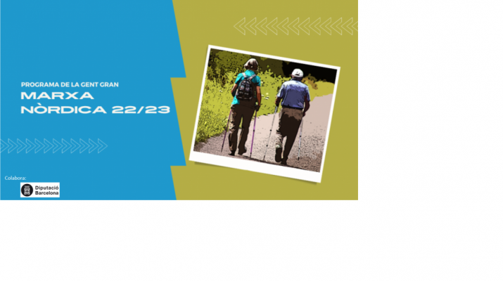 Cicle de passejades amb marxa nòrdica del Programa de Lleure de la Gent Gran