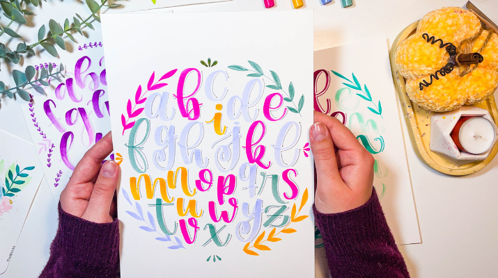 Lettering: poc a poc i bona lletra