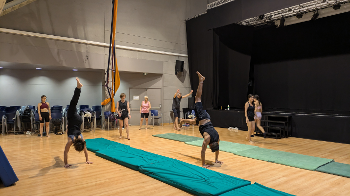 Tastet de circ juvenil acrobàcies