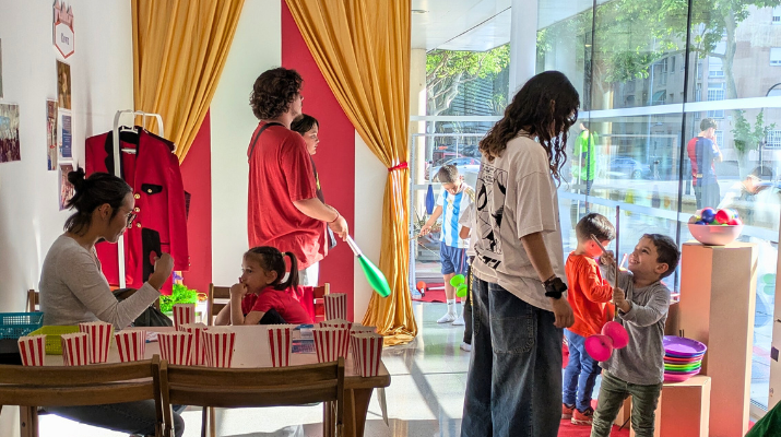 Saltimbanqui tastet de circ