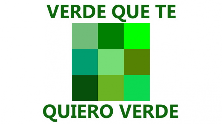 Verde que te quiero verde