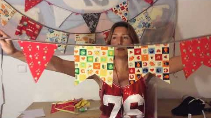 Tarda en família: fem banderoles!
