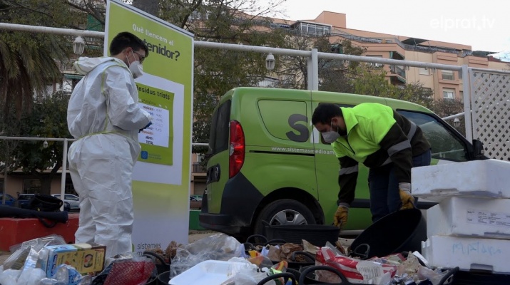 Una caracterització de residus mostra que un terç de la brossa del contenidor gris és orgànica