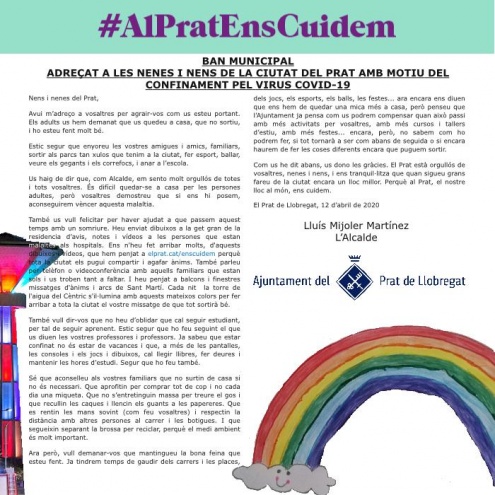 Ban Alcalde Prat Lluís Mijoler infants nens nenes