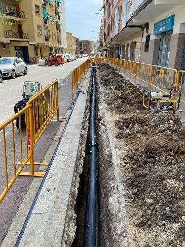 Substitució de les canonades de la xarxa d’aigua potable en l’àmbit de ctra. Bunyola i el c. Lleida.