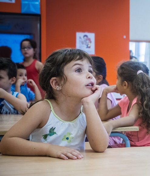 Una alumna de primària.