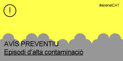 Episodi contaminacio particules suspensio