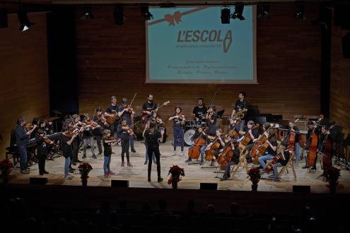 l'orquestra de corda de L'Escola