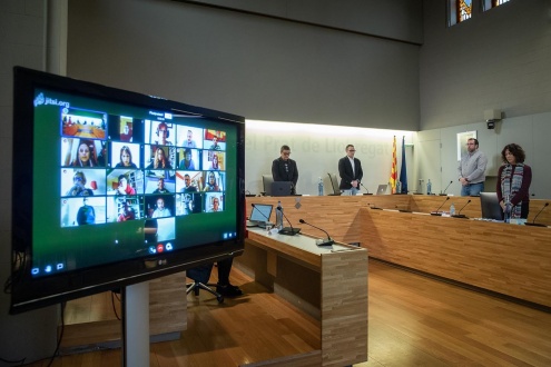 Minut silenci ple telemàtic abril