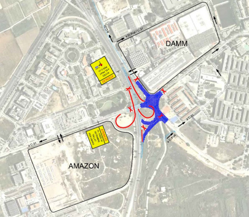 Obres accés Mas Blau