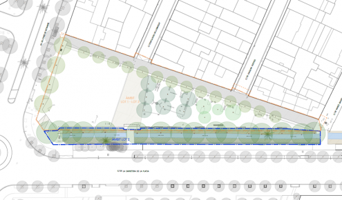 Obres als Jardins de Món Racó