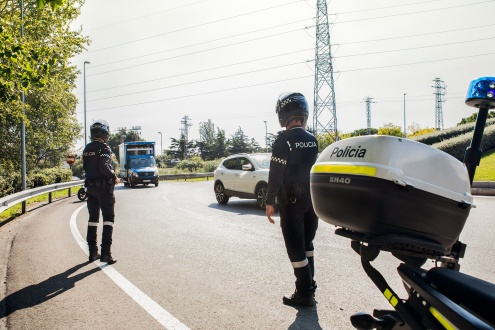 Control policia (arxiu)