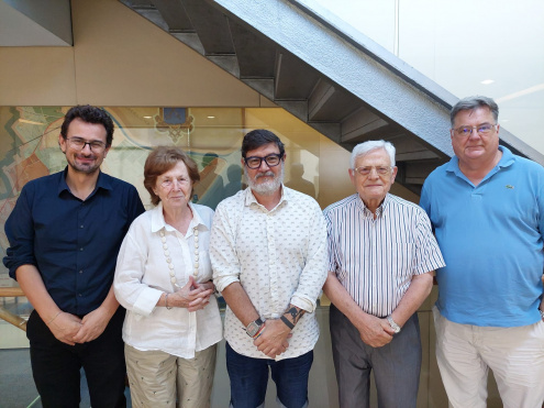 Signatura conveni Fundació Hàbitat 3 i Família i Benestar