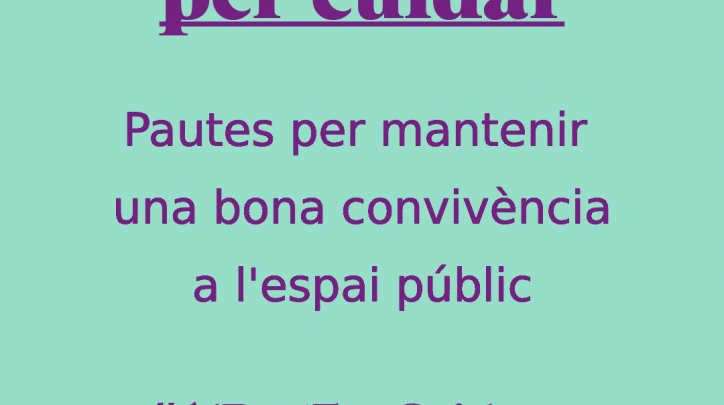 Pautes bona convivència espai públic Pautes bona convivència espai públic