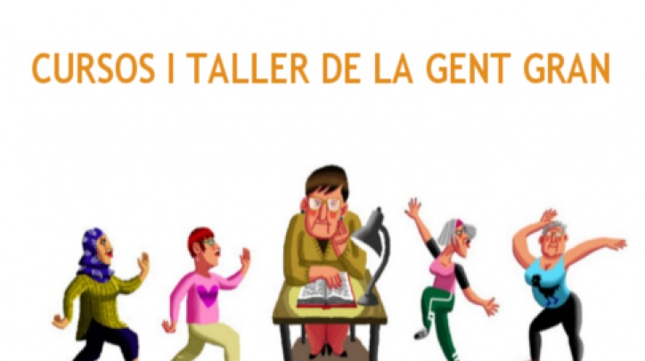 Imatge gràfica dels Cursos i tallers per la gent gran Imatge gràfica dels Cursos i tallers per la gent gran