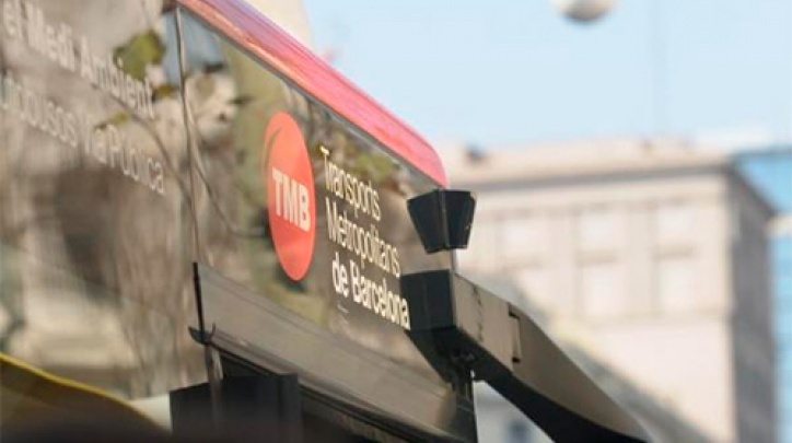 Un autobús de TMB