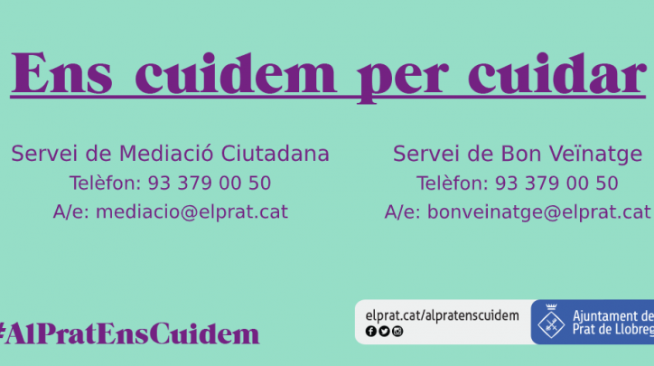 Cartell Servei de bon veïnatge i mediació