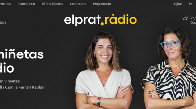 Espai del nou programa 'Femiñetas Ràdio' de elprat.ràdio, que s'emet cada dimarts a les 15 hores