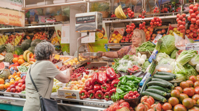 Parada fruites i verdures Mercat municipal 