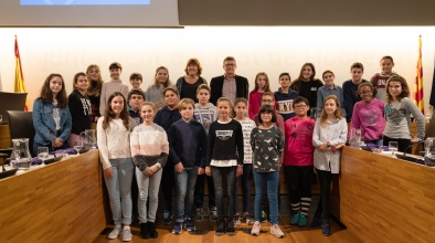 Acte de renovació del Consell dels Infants (foto de grup)