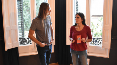 Pau Rodríguez i Katia Velar, especialistes en psicologia juvenil de l’Assessoria d’Orientació Personal (AOP) del Lloro