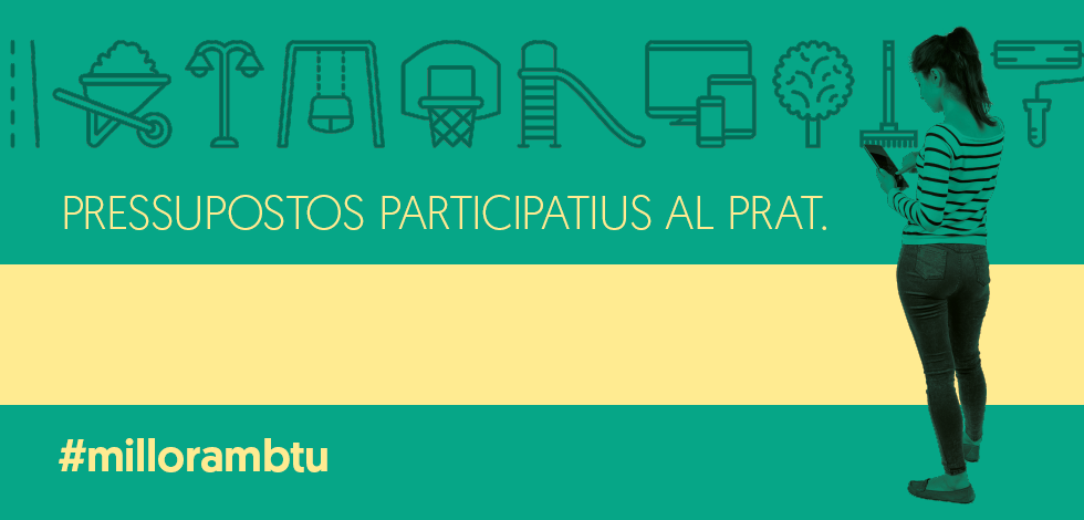 Imatge gràfica Pressupostos participatius El Prat, 2017