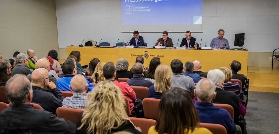 Presentació a les entitats de les línies generals del Pressupost Municipal del Prat 2019